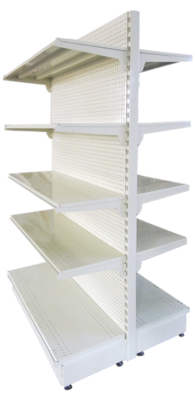 Double - sided round - hole back shelf